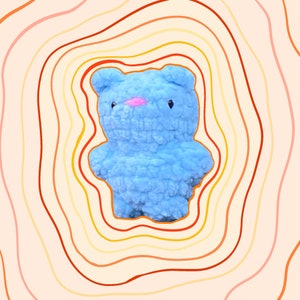 Adorable crochet cat