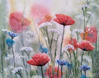 Aquarellbild 24x32