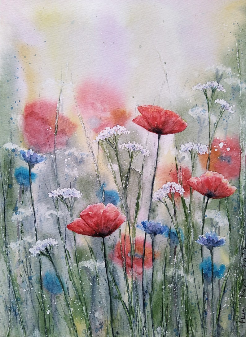 Aquarellbild 24x32 Bild 1