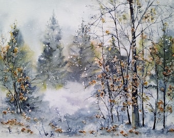 Aquarellbild 24x32