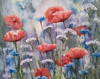 Aquarellbild 24x32