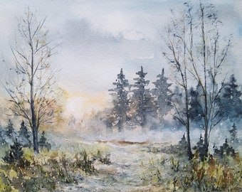 Aquarellbild 24x32