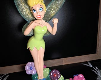 Disney Store Tinkerbell Peter Pan Picture Photo Frame Stand Resin FIGURINE