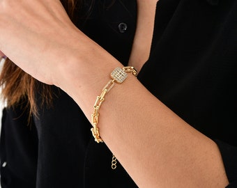 Paperclip Bracelet Tiffany Bracelet 