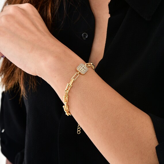 Paperclip Bracelet Tiffany Bracelet 