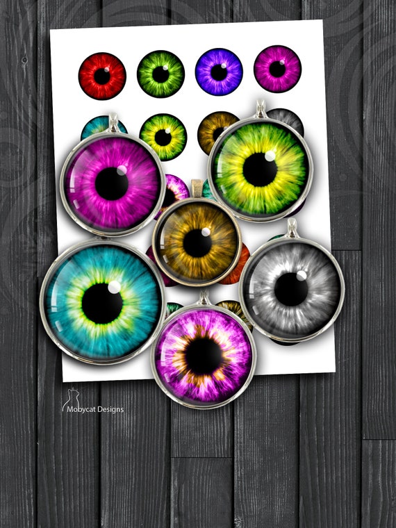 Doll Eyes Printable Eye Iris Printable Pupil Images for | Etsy