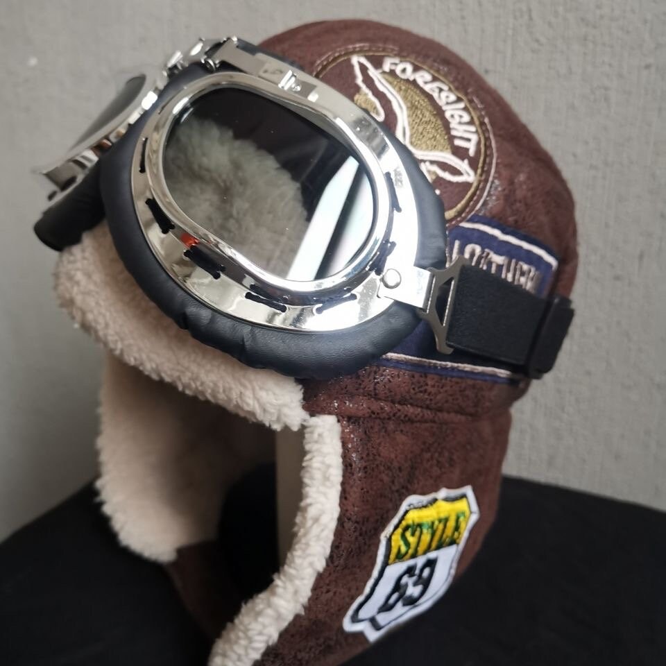 Aviator Hat Pilot Hat Vintage Plane 