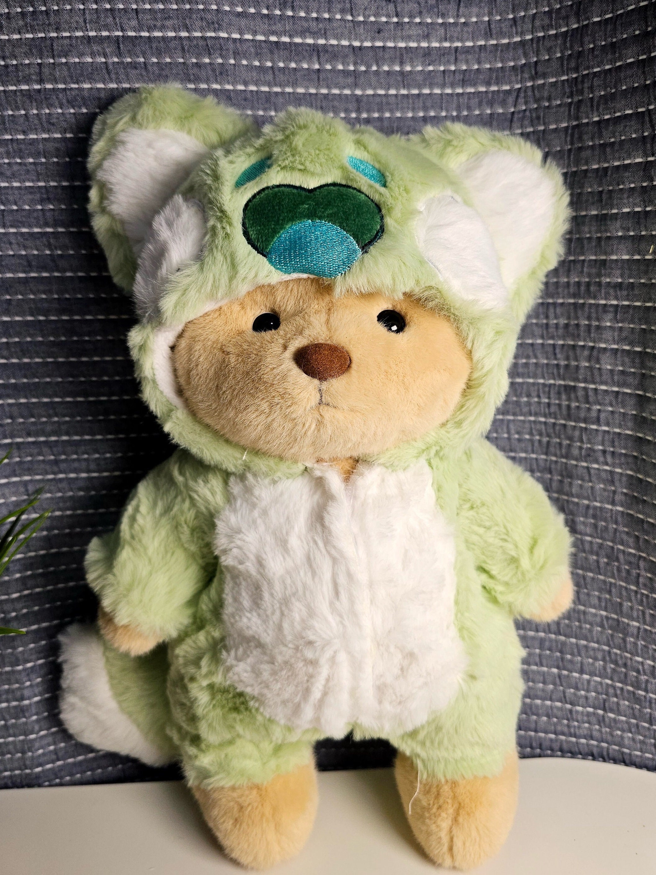 green emerald velvet dress Build-A-Bear Standard plush clothing outfits