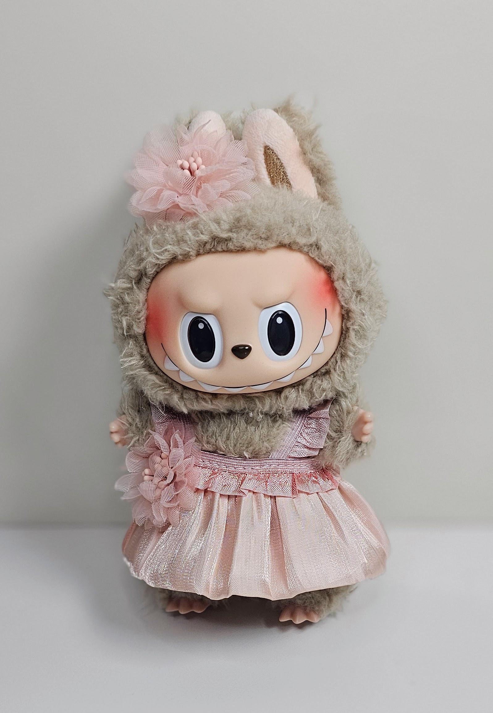 Pink Dress for Labubu Doll, Labubu Doll Clothes, Macaron Labubu, Cute Dress,  Costumes - Etsy