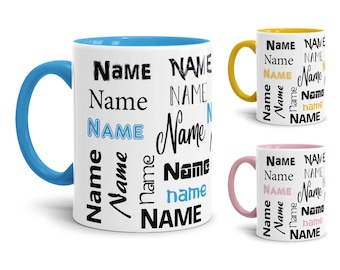 Personalisierte Tasse mit Name: Individuell und Einzigartig - Perfekt als Geschenk | Geburtstag | Weihnachten