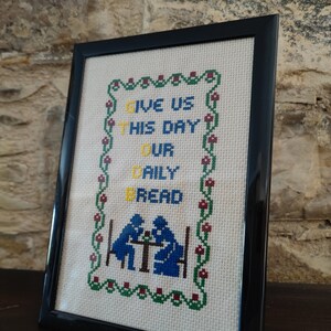 Gift to your beloved! Birthday. Prayer. Bible. Handmade embroidery. Church. Psalm