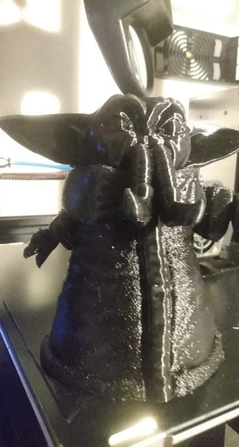 Baby Yoda Eats Elf on the Shelf Etsy