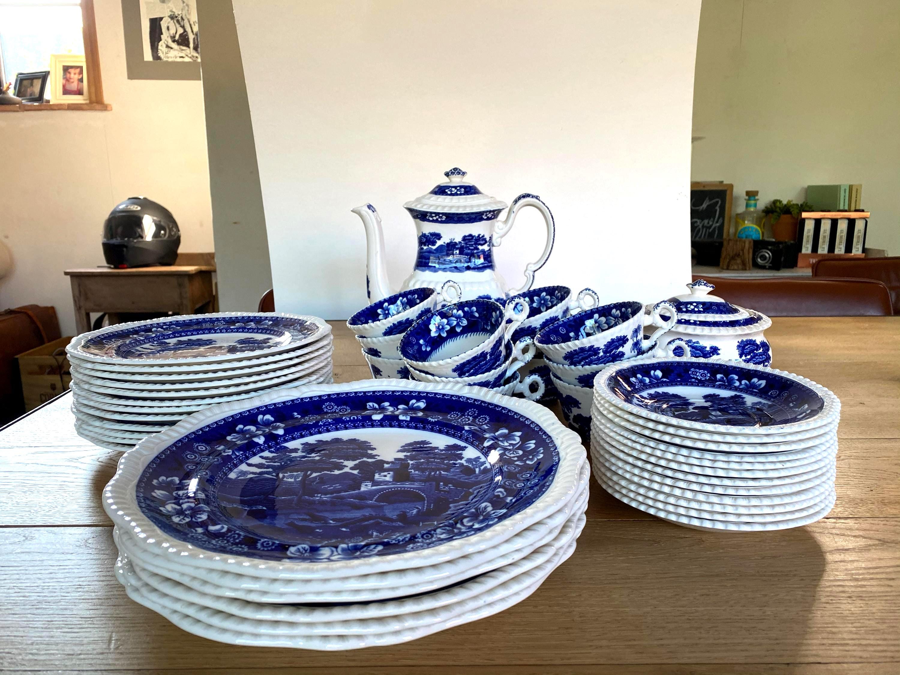 Spode blue tower - Etsy 日本