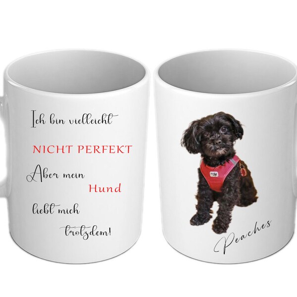 Tassen, Hunde Mami, Sprüche Hunde, Muttertag, Mein Hund, Tassen Sprüche, Personalisierte Tasse mit Foto und Namen Geschenk für Tierliebhaber