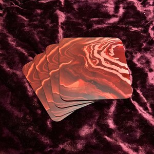 Coaster Set | Red Letter | February 2024 Collection