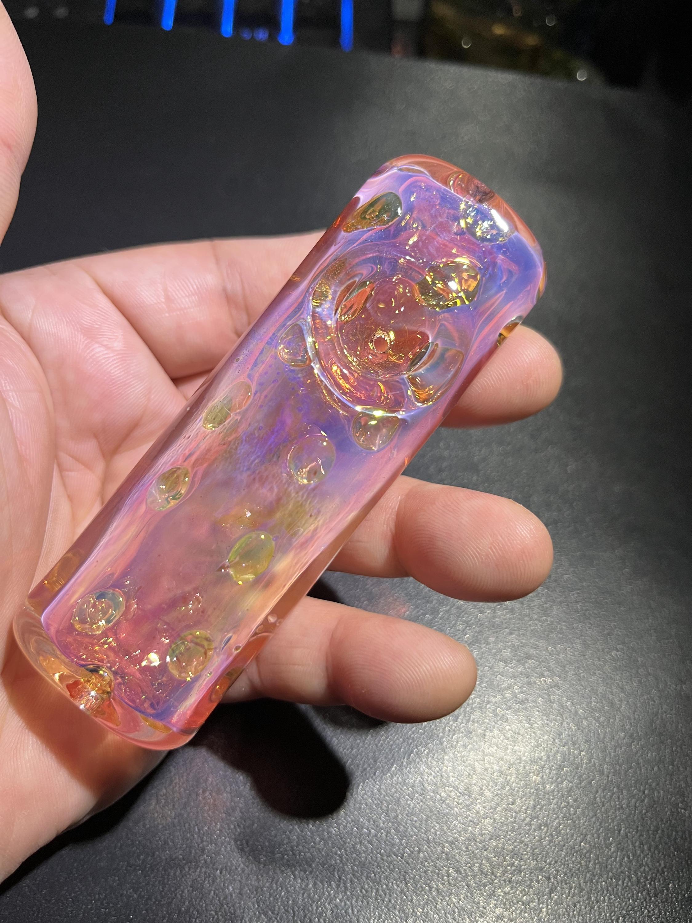 その他 Pink gold glass pipe Pink Gold Pipe - Etsy