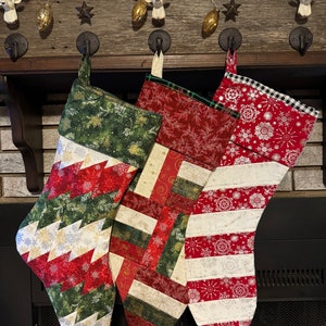 Christmas stocking quilted