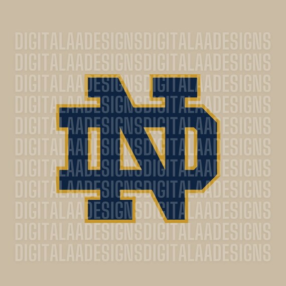 Notre Dame Logo Svg Notre Dame Svg Fighting Irish Svg | Etsy
