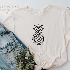 FIV SVG / Día de transferencia / Piña / Día de transferencia SVG / Piña svg/png / Infertilidad / Cricut / Silueta / ivf Cricut / svg / png