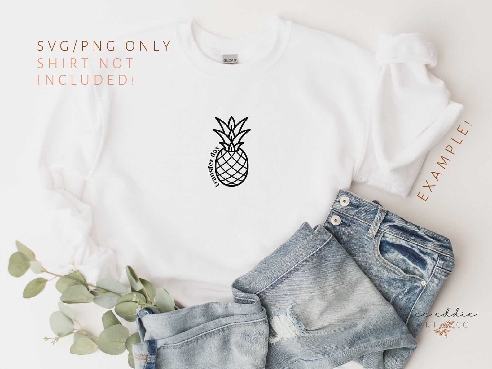 IVF SVG Transfer Day Pineapple Transfer Day SVG Pineapple Svg/png