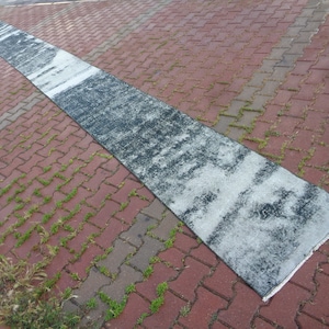 30.8 X 2.1 Ft Extra Long Green&Black Runner Rug, Hallway Runners Rug,  Runner For Stairs Non-Slip, Party-Wedding Ceremony Rug u8