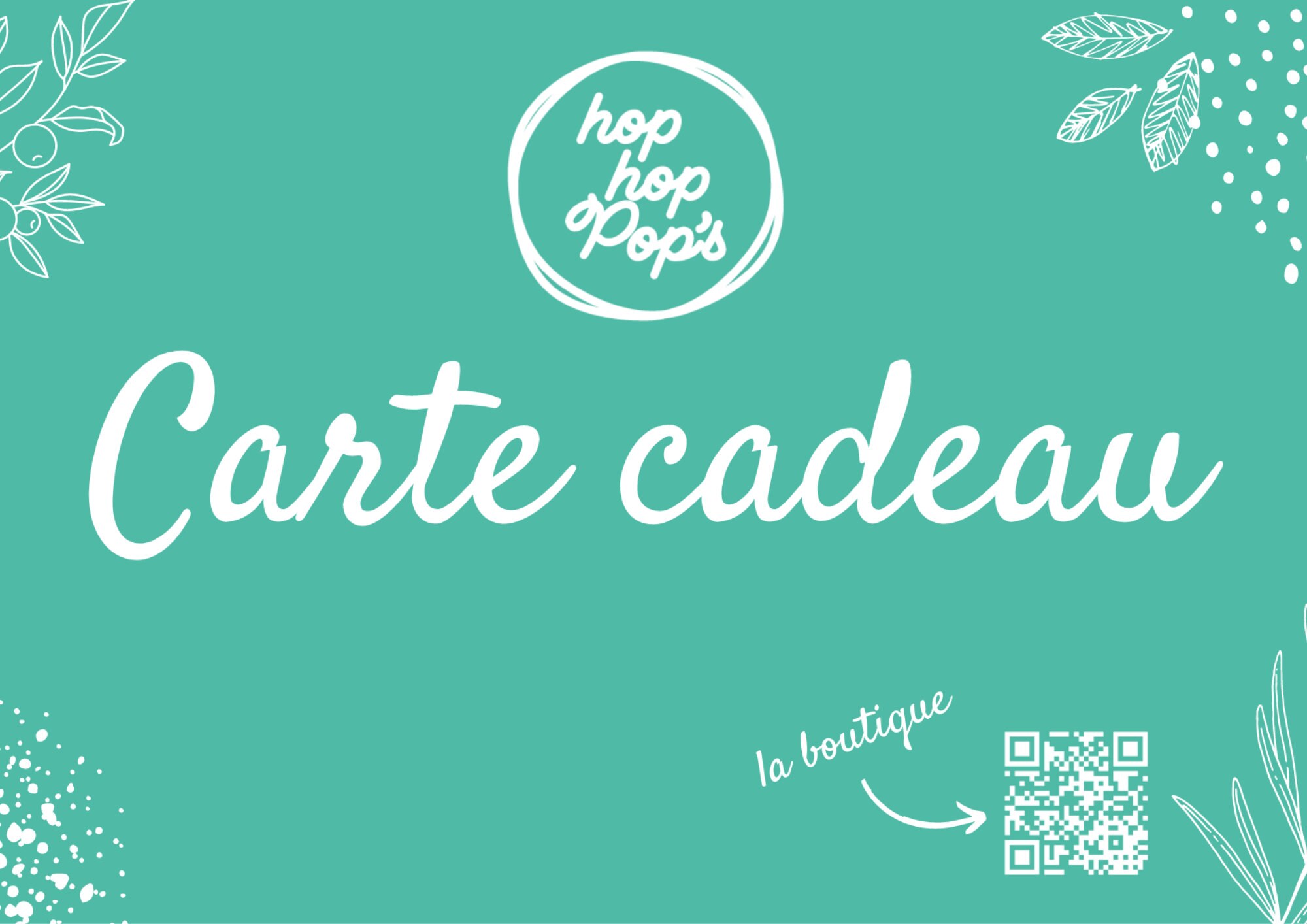 Carte Cadeau - Montant Au Choix