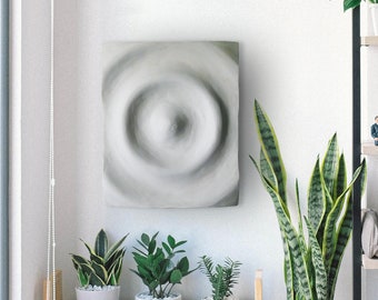 The Pulse Of Time - Meditative Wall Art - Plastic, Light and Shadow, Effective, Abstract, Calming Wall Sculpture, Limited [100]