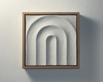 The Easing Arch II - Meditative + Relaxing Wall Art, Yoga Art, Meditation, 3D Wall Art Geometric, Boho, Limited Edition [100]