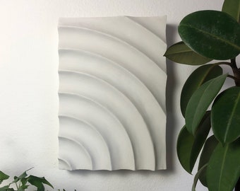 Relaxing wall sculpture "Rainbow Small" wall relief wall decoration 3D mural, limited edition [100]