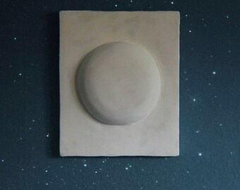 Relaxing Wall Sculpture "The Mystical Moonset" Wall Relief Wall Decor 3D Mural Limited Edition [100]