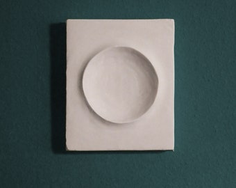 The Magical Moonrise – light and shadow calming wall sculpture, wall decoration, wall art, luna, moon