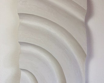 Calming wall sculpture "Rainbow No. 02 Small" wall decoration wall relief 3D mural, limited edition [100]