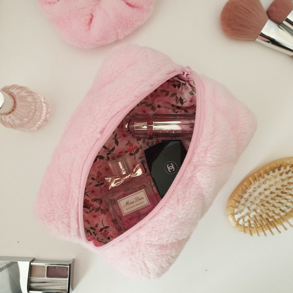 Makeup Bag Soft Toiletry Bag for Women Pink - Etsy