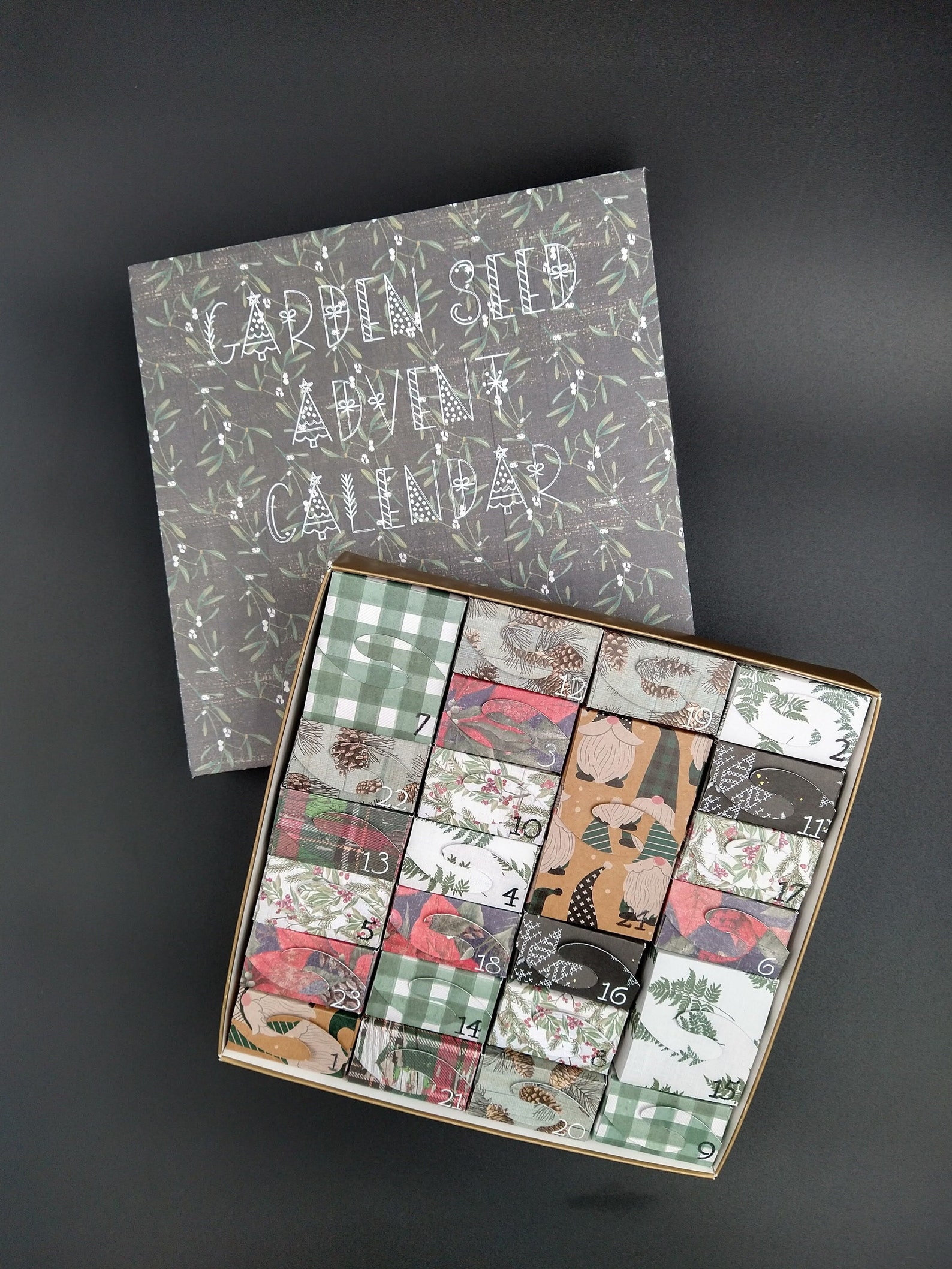 Garden Seed Advent Calendar - 24 day Christmas Countdown