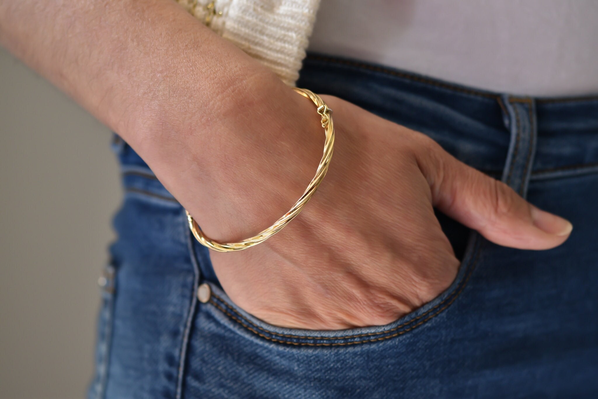 750 Bracelet Italy - Etsy