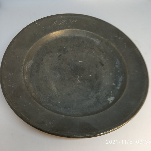 Pewter Plate Etsy