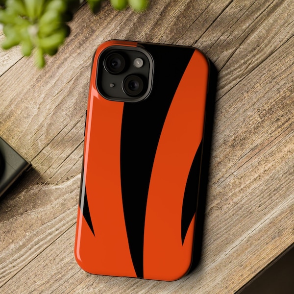 MagSafe Tough iPhone Case - Cincinnati Tiger Claw Marks - Casestry