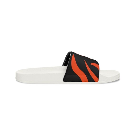 Men's Slide Sandals Joe Burrow Black Jersey Deco Slides - Etsy Denmark