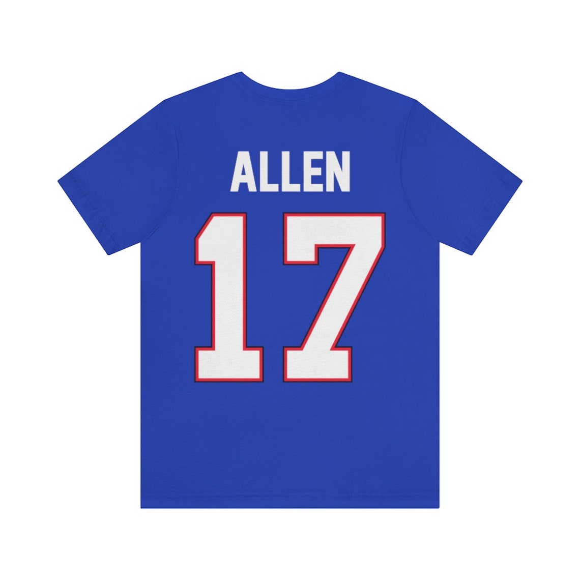 Josh Allen Jersey Shirt Bellacanvas Etsy