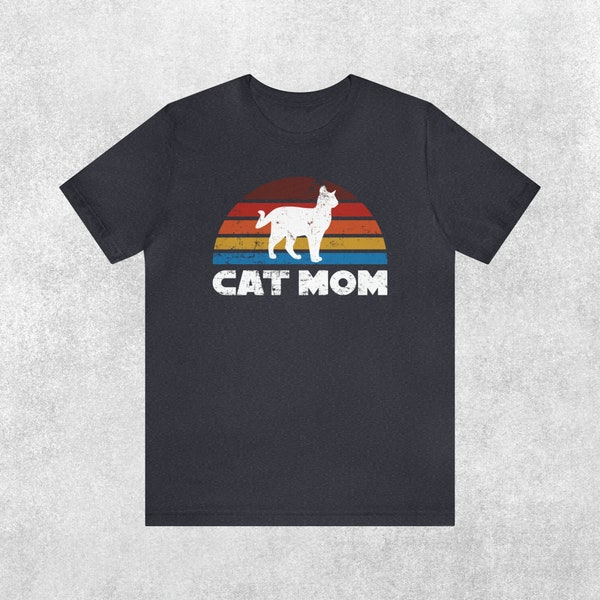 Cat Mom Shirt Star W - Bella+Canvas