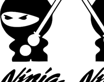 Logotipo de Kawasaki Ninja SVG: archivos de corte para Cricut y Silhouette (descarga digital)