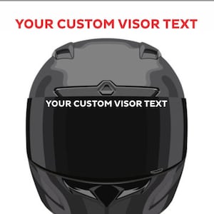 2pcs Custom Motorcycle Bike Helmet Visor Text Stickers Decals Graphics Vinyl Logo White Bike Your Text Bicycle Mtb Road Bike Helmet Visor Etsy Canada