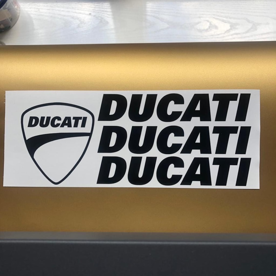4x Ducati Stickers Decals for Helmet or Motorcycle Fuel Tank Etsy