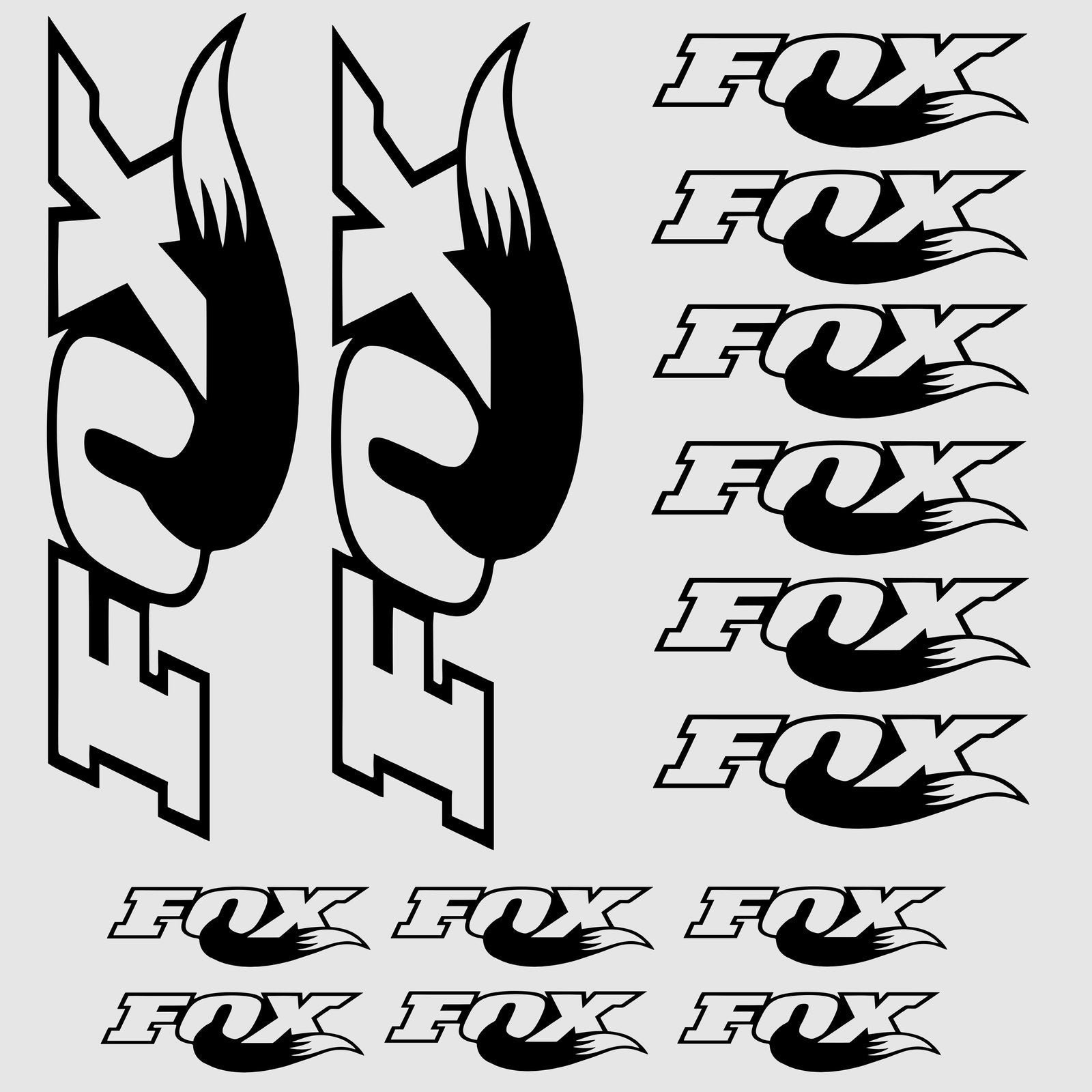 Fox Racing Mens FOXHEAD Thermal DIE Cut Sticker