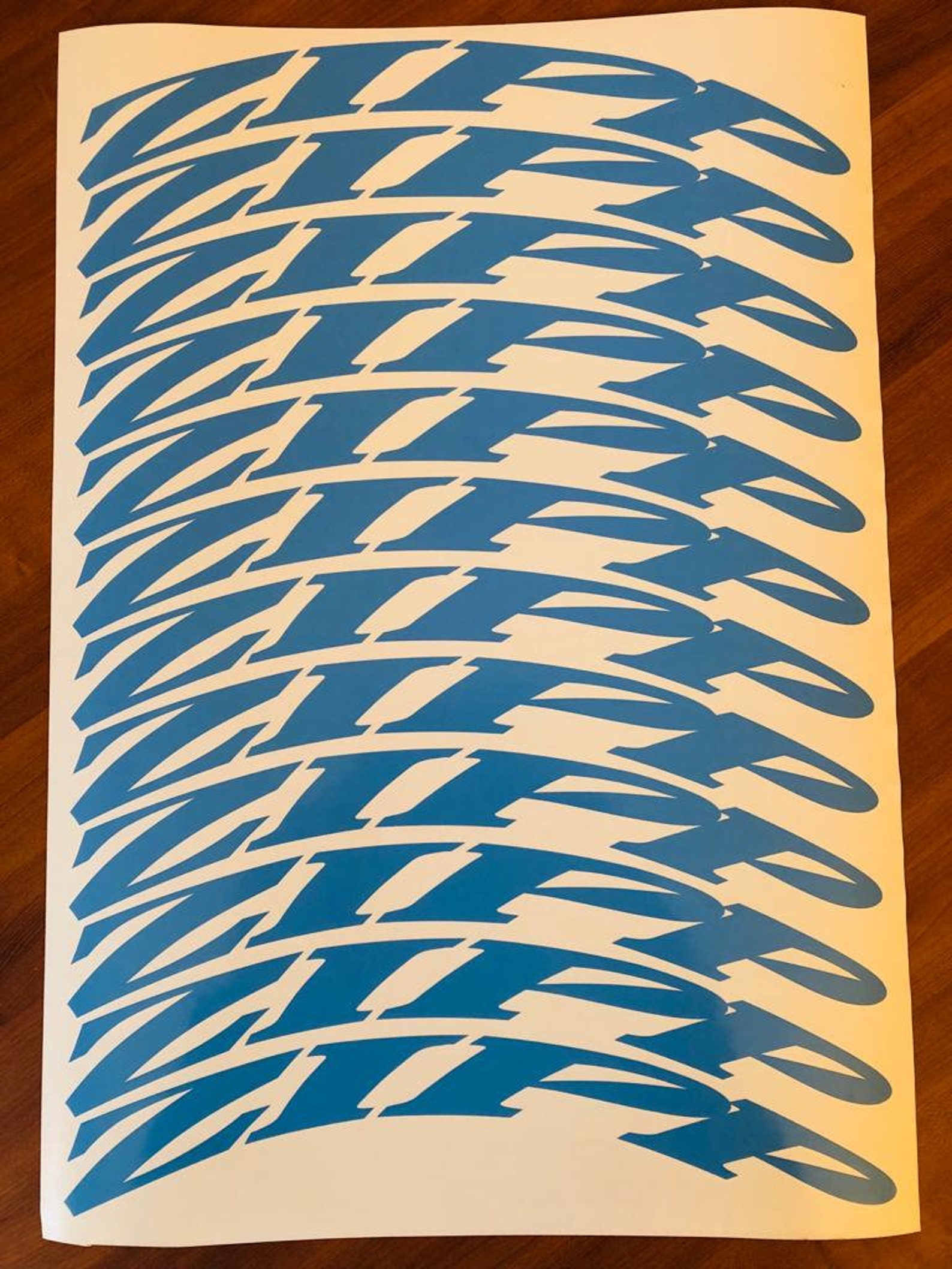 12x ZIPP Decals Stickers for 700c Rim Light Blue Color Road Etsy