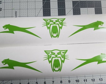 6x Arctic Cat stickers decals for helmet snowmobile atvs fender aufkleber pegatina