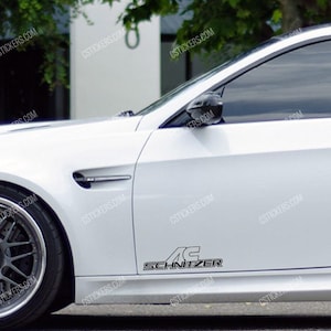 2x AC Schnitzer stickers decals for rear front doors windows panel tuning