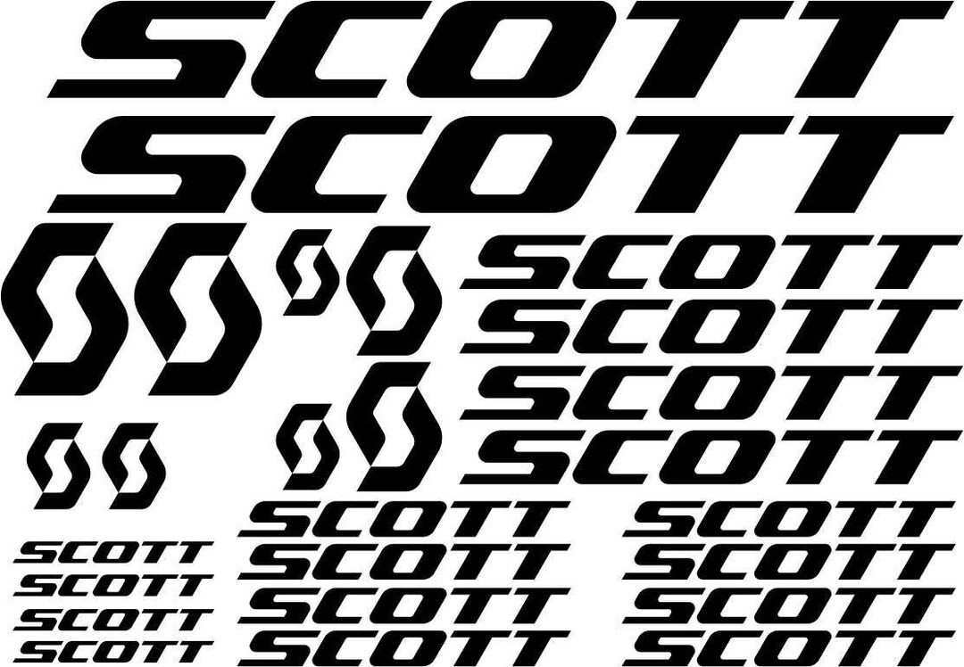 Scott Decals Stickers for Bicycle Frame Road Bike Mtb Bmx Etsy
