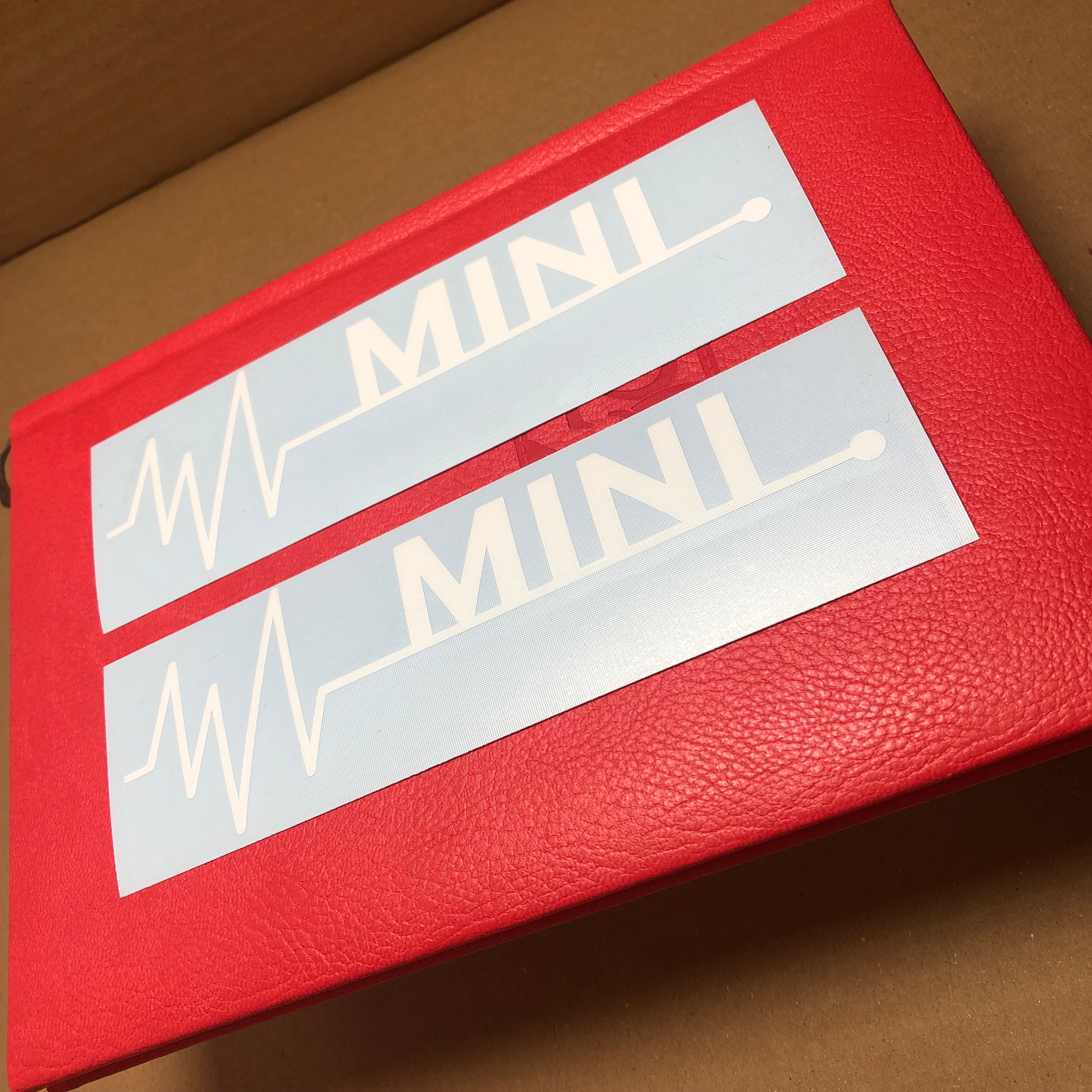 MINI COOPER KRANZ Auto Fenster Stoßstange Van Laptop Vinyl