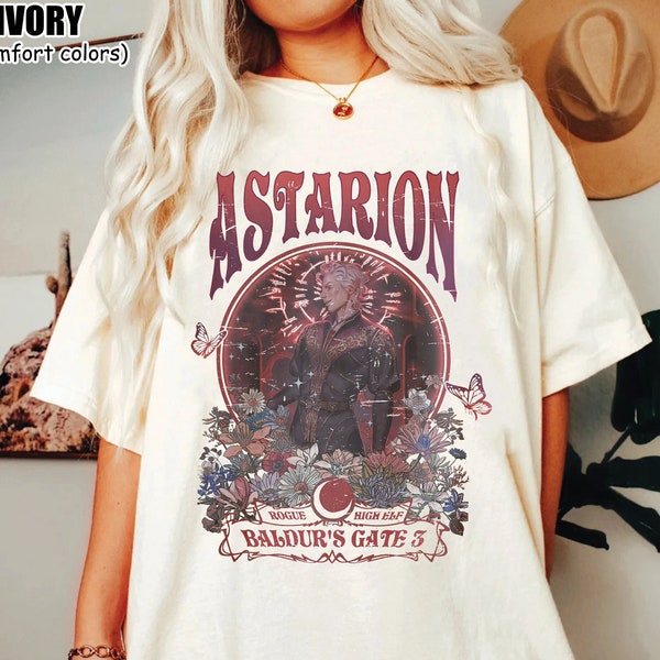 Vintage Astarion Baldurs Gate Comfort Colors shirt, Astarion Baldurs Gate 3 Shirt, Astarion Bulders, Astarion High Elf Shirt, Astarion Shirt